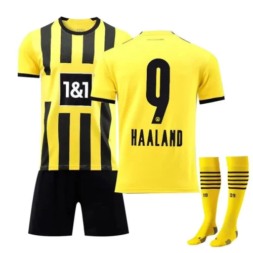 2022 to 23 Dortmund Haaland 9 Jersey Style 2
