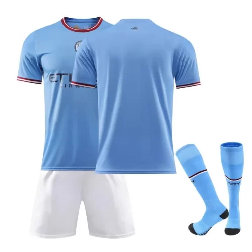 2022-23 Man City De Bruyne Haaland Kit Style 3