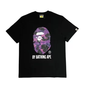 2023 APE Purple Camo Giant Ape Print Cotton Summer T to Shirt Unisex Style 4