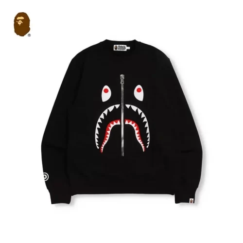 2024 APE Embroidered Logo Crew Neck Sweater Unisex Outerwear Style 2