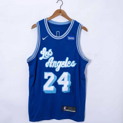 21 Los Angeles Lakers Blue Latin 24 Jersey Cheap