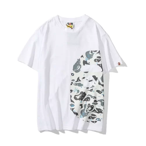 APE Camo Ape Head Print Cotton Casual Fashion T to Shirt Unisex Style 88