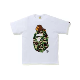 APE Large Ape Print Cotton Youth Fashion T to Shirt Unisex Style 71