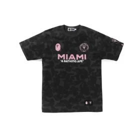 APE Miami International Camo Cotton T to Shirt Unisex Style 21