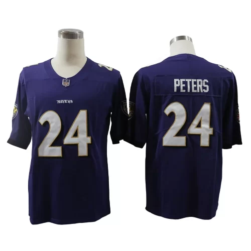 Baltimore Ravens24 Purple 1 Jersey Cheap