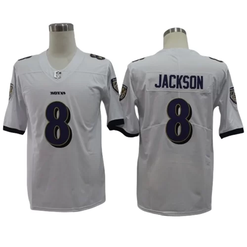 Baltimore Ravens8 White 1 Jersey Cheap