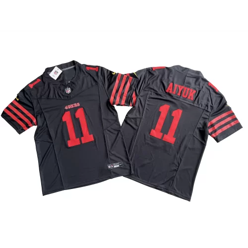 Black San Francisco 49ers 11 Brandon Aiyuk Nike Vapor FUSE Limited Jersey Cheap