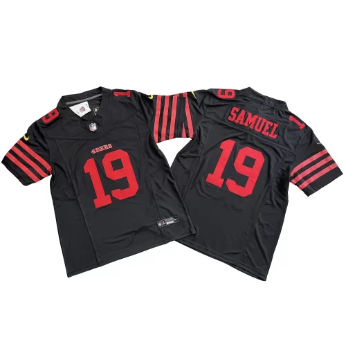 Black San Francisco 49ers 19 Deebo Samuel Nike Vapor FUSE Limited Jersey Cheap