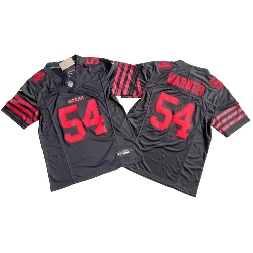 Black San Francisco 49ers 54 Fred Warner Nike Vapor FUSE Limited Jersey Cheap