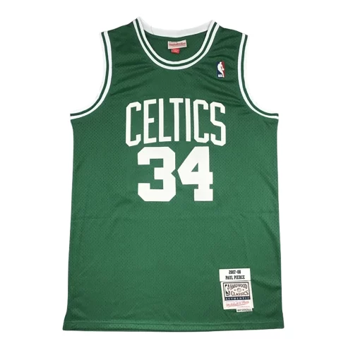 Boston Celtics 34 Green Vintage Label Jersey Cheap