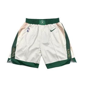 Boston Celtics Beige Ball Pants Cheap 2