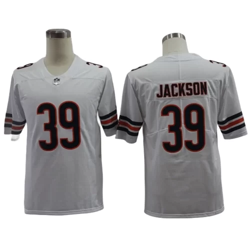 Chicago Bears 39 White 1 Jersey Cheap