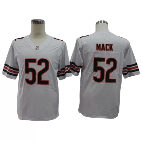 Chicago Bears 52 White 1 Jersey Cheap