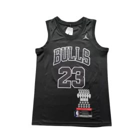 Chicago Bulls 23 Jordan Black Jersey Cheap