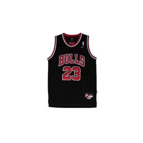 Chicago Bulls mesh Print 23 Jordan Black Jersey Cheap 2 1
