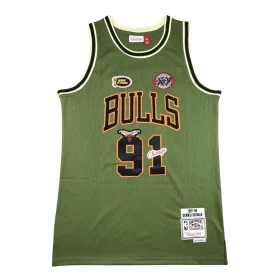 Chicago Bulls 91 Army Green 1711436982000 Jersey Cheap