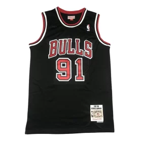 Chicago Bulls91 Black Jersey Cheap 2