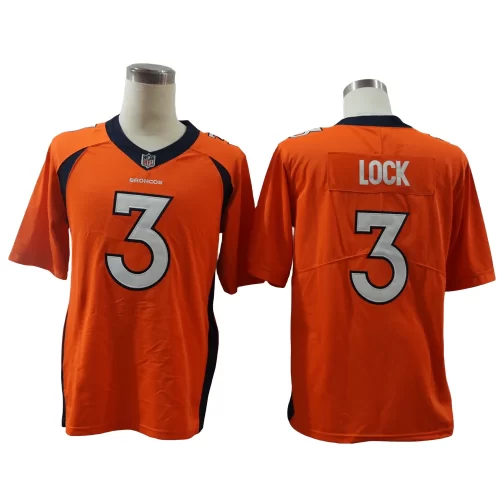 Denver Broncos 3 Orange Jersey Cheap