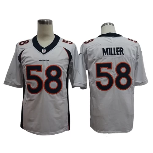 Denver Broncos 58 White Jersey Cheap