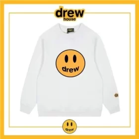 Drew House Fleece Sweatshirt Round Neck Unisex Cotton Style 7