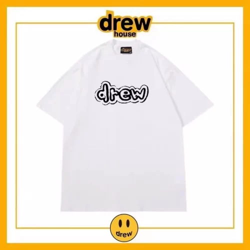 Drew House Letter Short Sleeve T-Shirt Unisex Cotton Style 1