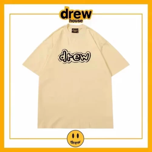 Drew House Letter Short Sleeve T-Shirt Unisex Cotton Style 15