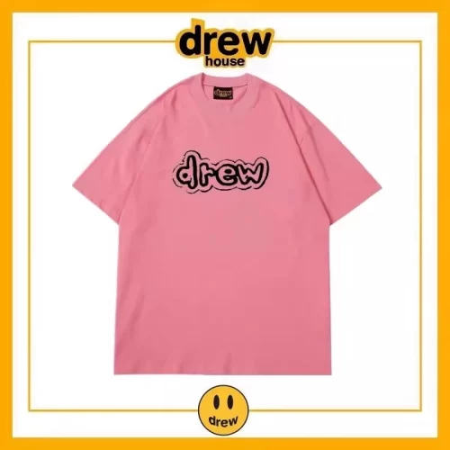 Drew House Letter Short Sleeve T-Shirt Unisex Cotton Style 19