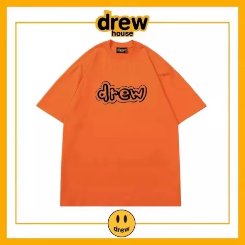 Drew House Letter Short Sleeve T-Shirt Unisex Cotton Style 21