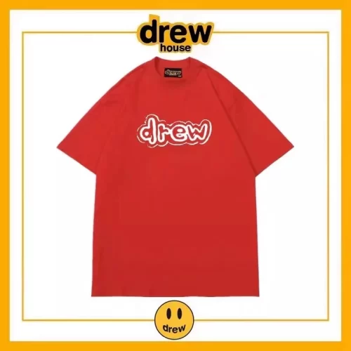 Drew House Letter Short Sleeve T-Shirt Unisex Cotton Style 4