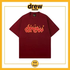 Drew House Letter Short Sleeve T-Shirt Unisex Summer Top Style 6