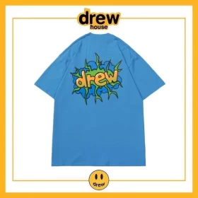 Drew House Print Short Sleeve T-Shirt Unisex Cotton Loose Style 10