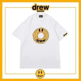 Drew House Short Sleeve T Shirt Print Unisex Cotton Loose Summer Style 1