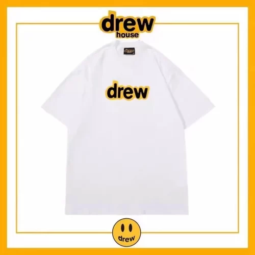 Drew House Short Sleeve T-Shirt Unisex Cotton Loose Base Layer Style 1