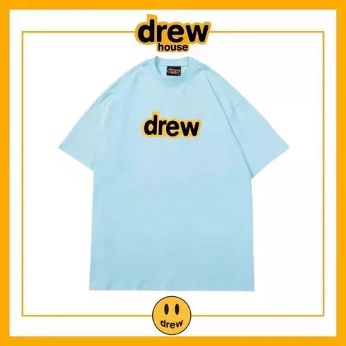 Drew House Short Sleeve T-Shirt Unisex Cotton Loose Base Layer Style 10