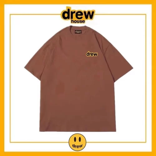 Drew House Short Sleeve T-Shirt Unisex Cotton Loose Summer Top Style 19