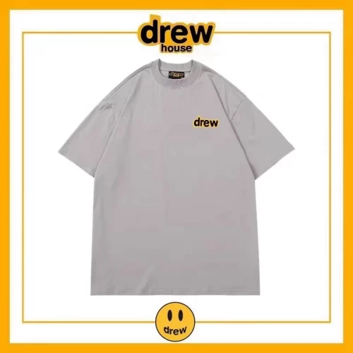 Drew House Short Sleeve T-Shirt Unisex Cotton Loose Summer Top Style 21