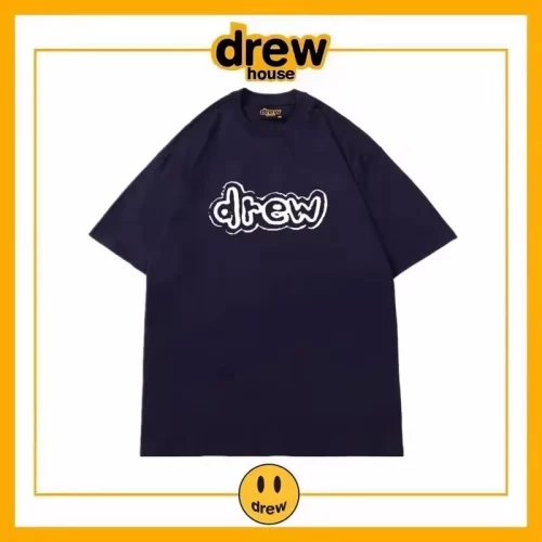 Drew House Short Sleeve T-Shirt Unisex Cotton Loose Tee Style 13