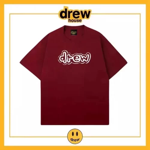 Drew House Short Sleeve T-Shirt Unisex Cotton Loose Tee Style 20
