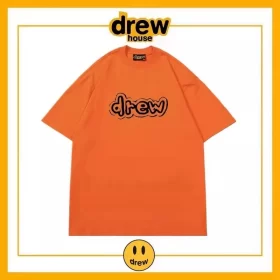 Drew House Short Sleeve T-Shirt Unisex Cotton Loose Tee Style 21