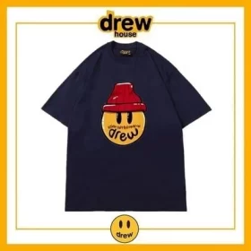 Drew House Short Sleeve T-Shirt Unisex Cotton Style 7
