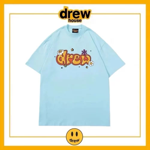 Drew House Short Sleeve T-Shirt Unisex Cotton Summer Top Style 10