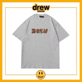 Drew House Simple Letter Short Sleeve T-Shirt Unisex Cotton Summer Style 12