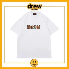 Drew House Simple Letter Short Sleeve T-Shirt Unisex Cotton Summer Style 5