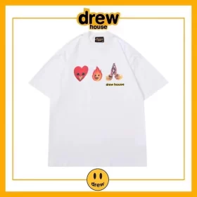 Drew House Summer Short Sleeve T Shirt Cotton Loose Unisex Top Style 1