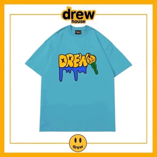 Drew House Summer Short Sleeve T-Shirt Unisex Cotton Top Style 10