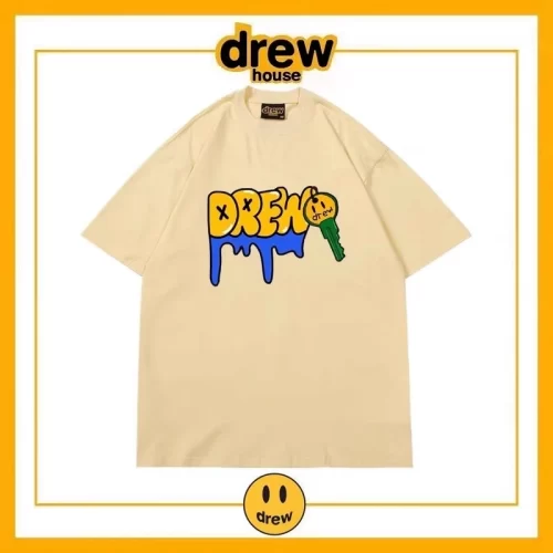 Drew House Summer Short Sleeve T-Shirt Unisex Cotton Top Style 15
