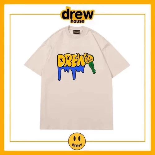 Drew House Summer Short Sleeve T-Shirt Unisex Cotton Top Style 16