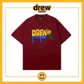 Drew House Summer Short Sleeve T Shirt Unisex Cotton Top Style 4