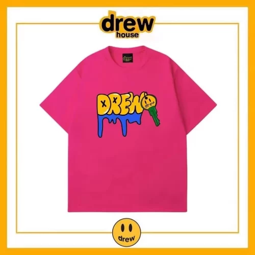 Drew House Summer Short Sleeve T-Shirt Unisex Cotton Top Style 5