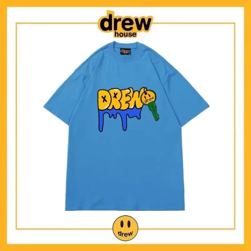 Drew House Summer Short Sleeve T-Shirt Unisex Cotton Top Style 8